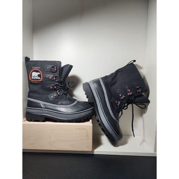 SOREL Caribou XT Insulated Waterproof Snow Boot Men's Size 7 - Picture 2 of 8